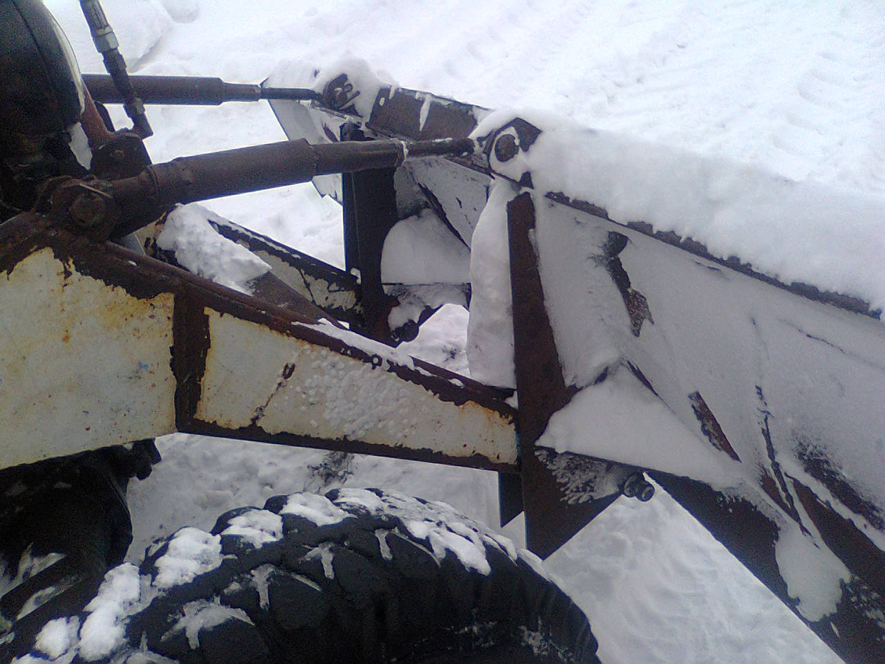 Снегоотвал на ниву | kormstroytorg.ru • Снегоходный форум