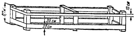 Рис. 16. Простая кормушка для овец
