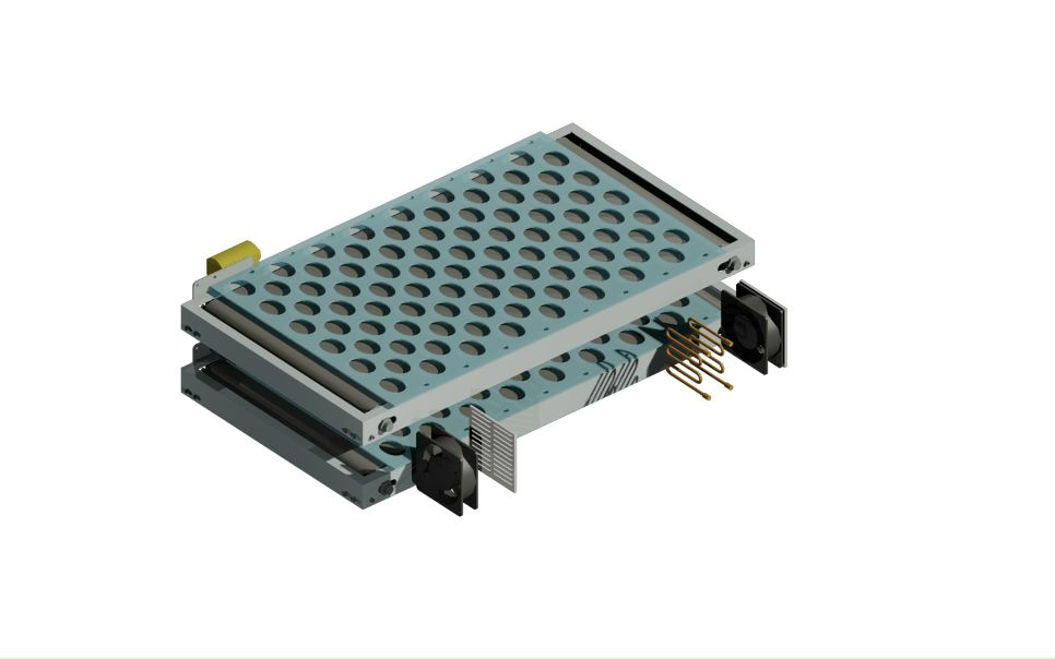 прозрачный вид лотков