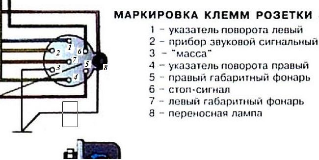 контакты розетки