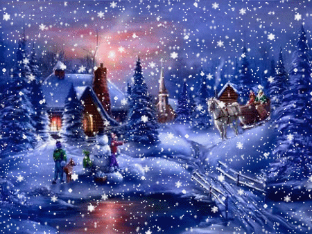 Рождественские анимированные открытки и картинки